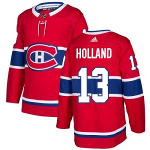 Herren Montreal Canadiens Eishockey Trikot Peter Holland #13 Authentic Rot Heim